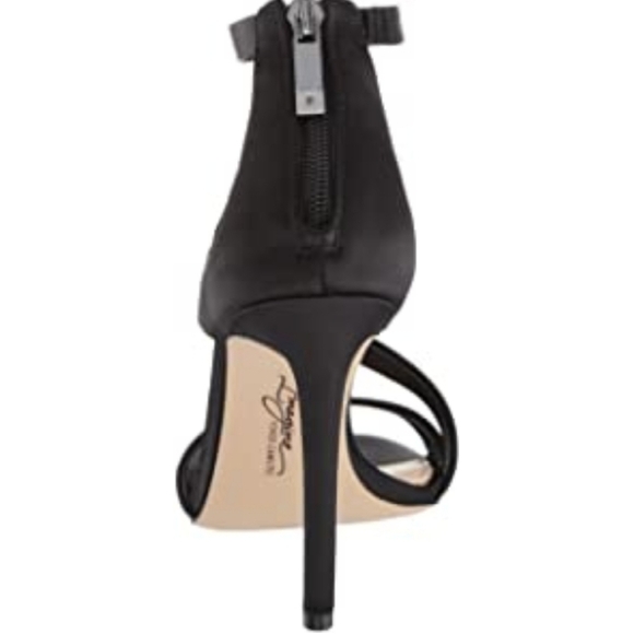 NEW! VINCE CAMUTO IMAGINE Black Rieta Satin Sandals 10. - Picture 3 of 12